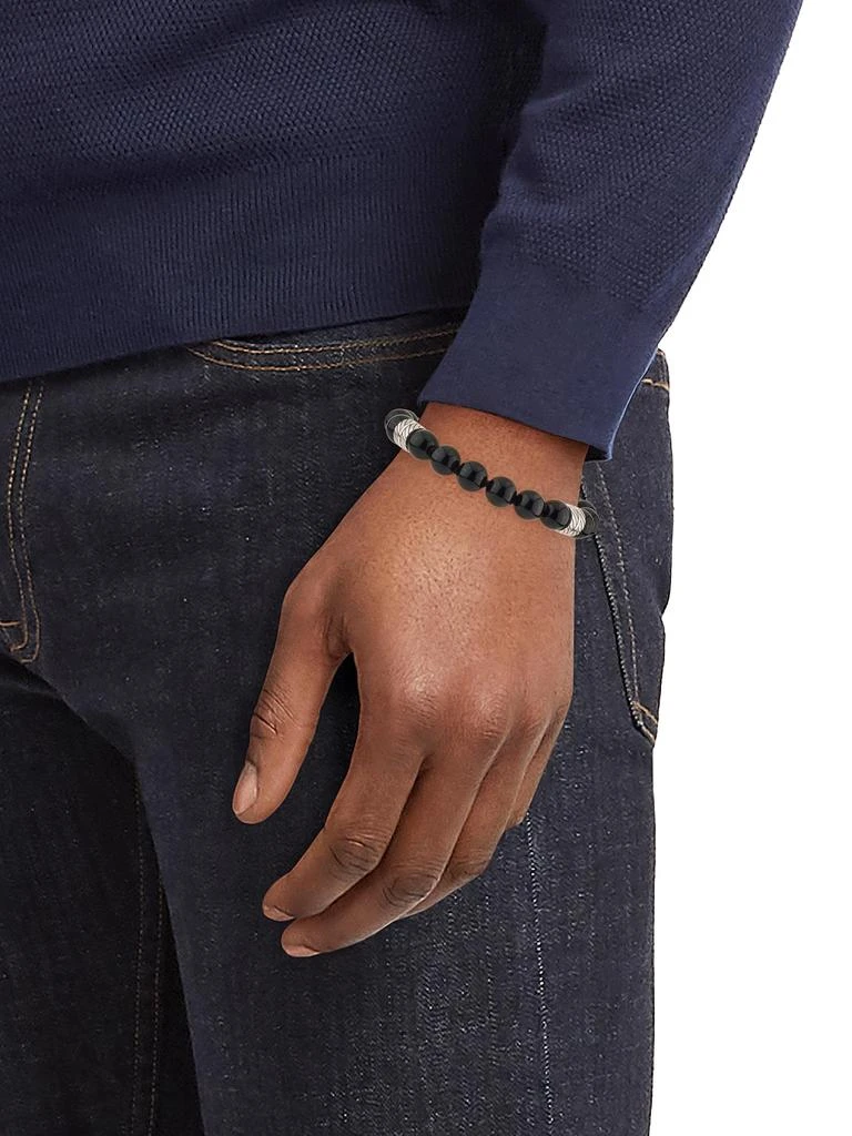 Effy Sterling Silver 
Onyx Bracelet 2