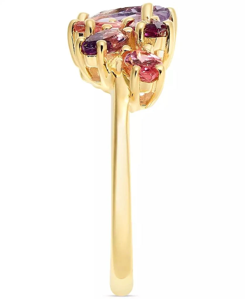 Macy's Multi-Gemstone Marquise Cluster Ring (1-3/4 ct. t.w.) in 14k Gold-Plated Sterling Silver 4