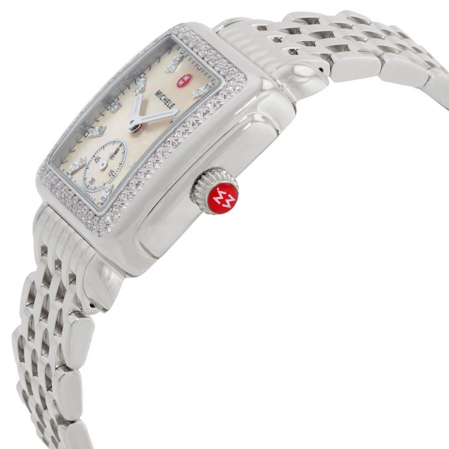 Michele Deco Mid Quartz Diamond Ladies Watch MWW06V000131 2