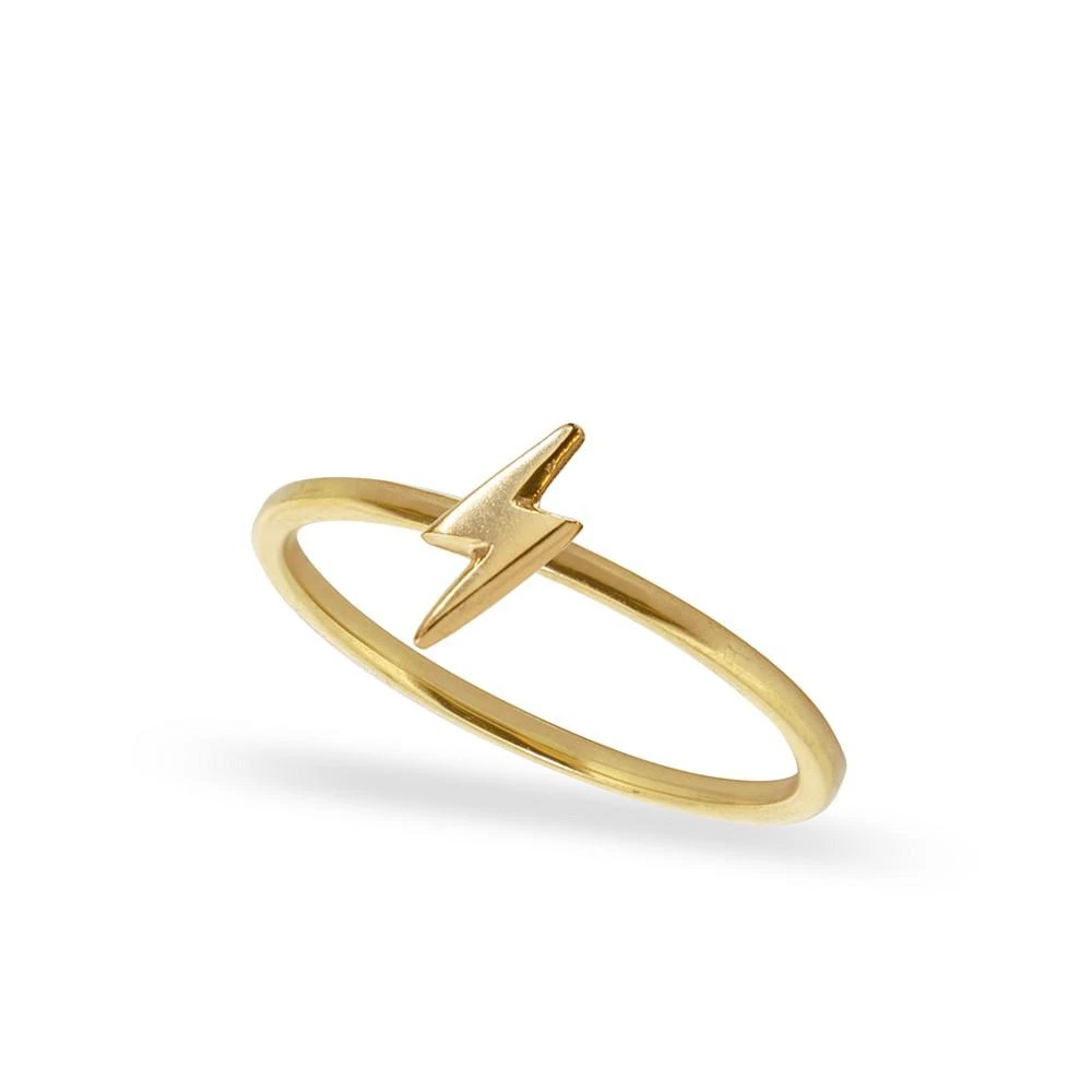 Alex Woo Mini Lightning Bolt Stacker Ring 1