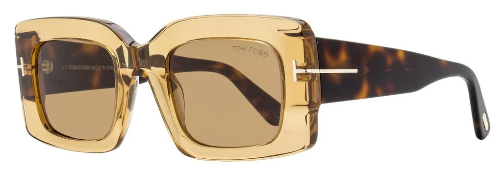 Tom Ford Women's Brigitta Sunglasses TF1188 45E Transparent Brown 50mm 1