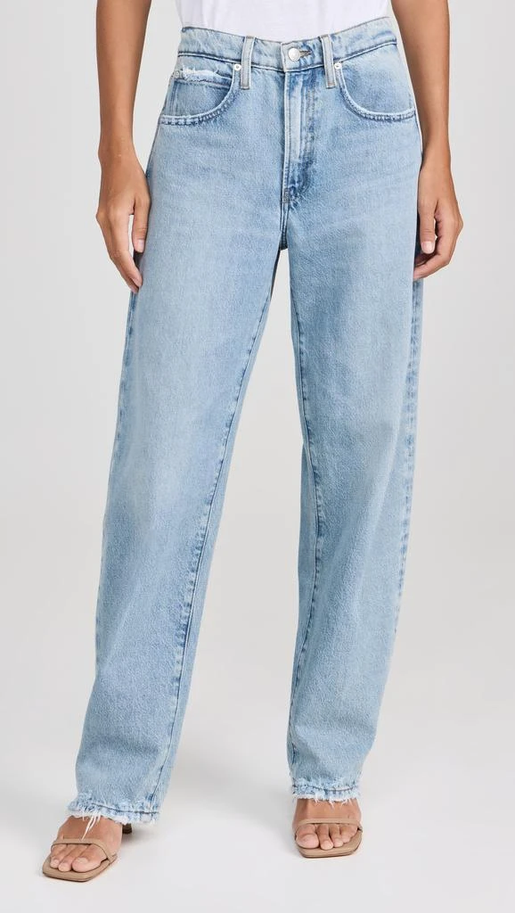 FRAME Low Slung Barrel Jeans 6