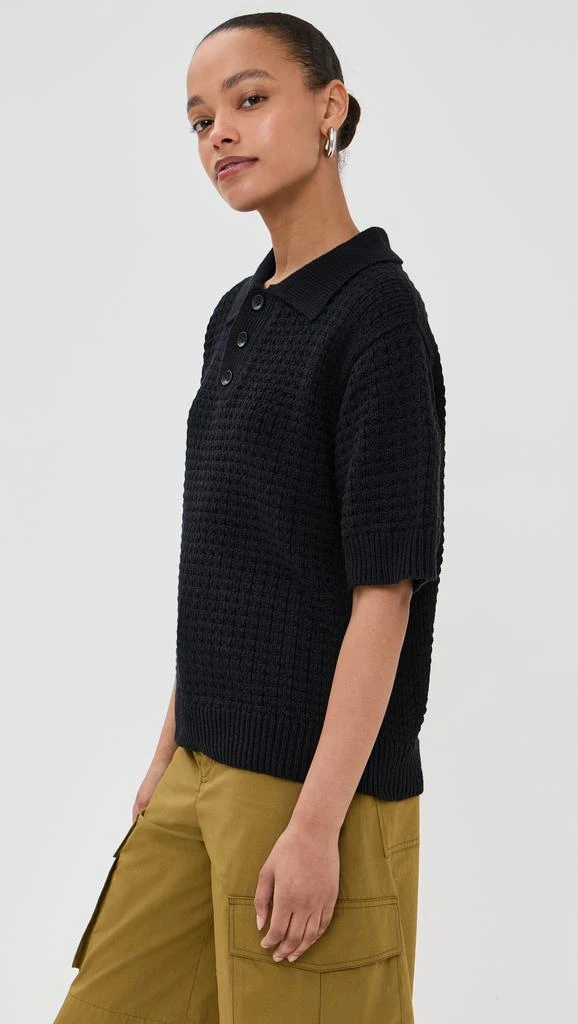 The Elder Statesman Nora Lite Check Unisex Polo 10
