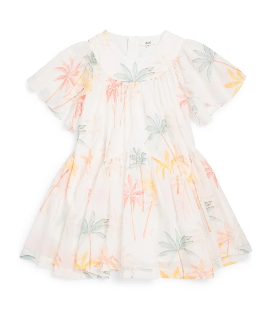 Chlo Cotton Palm Print Dress (4-14 Years) - Baby Clothing - BeyondStyle