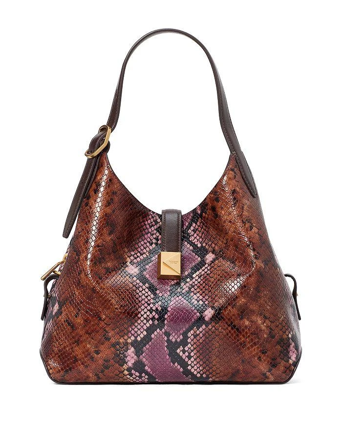 Kate Spade Deco Snake Embossed Leather Small Crossbody Tote 1