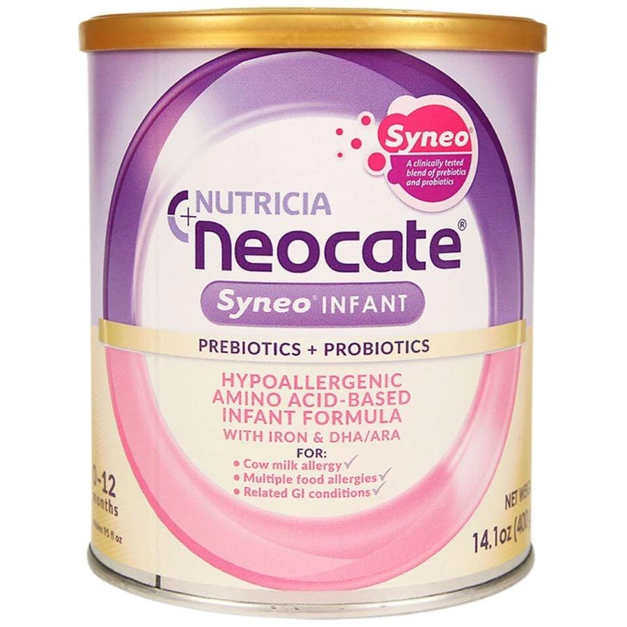Neocate Syneo Hypoallergenic, Amino Acid-Based Baby Formula with Prebiotics + Probiotics 1