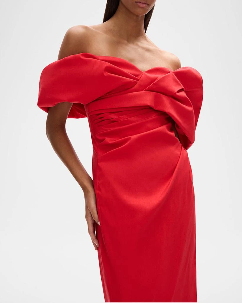 RACHEL GILBERT Gia Off-The-Shoulder Midi Dress 5