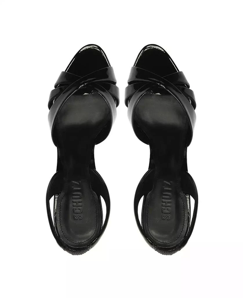 Schutz Women's Keefa Sling Leather Sandals 12