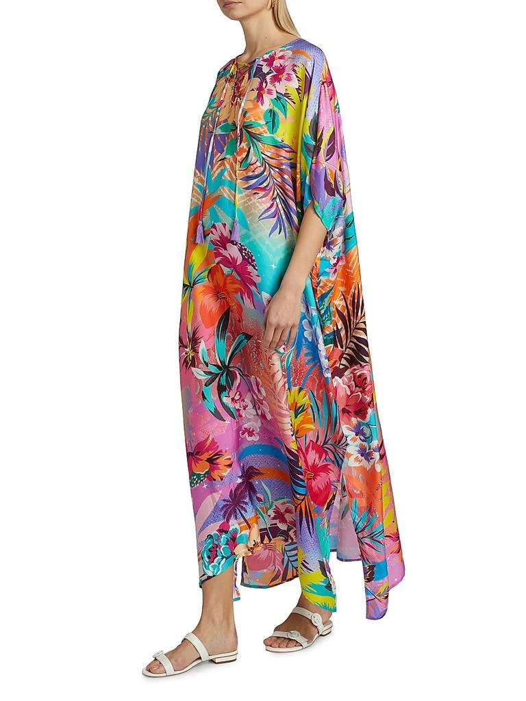 Johnny Was Zeru Tie-Neck Maxi Caftan 2