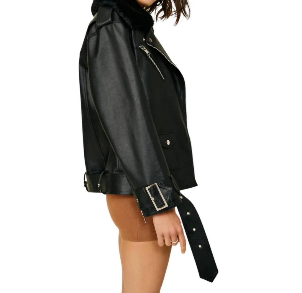 Line & Dot Line And Dot - Moto Leather Jacket 2