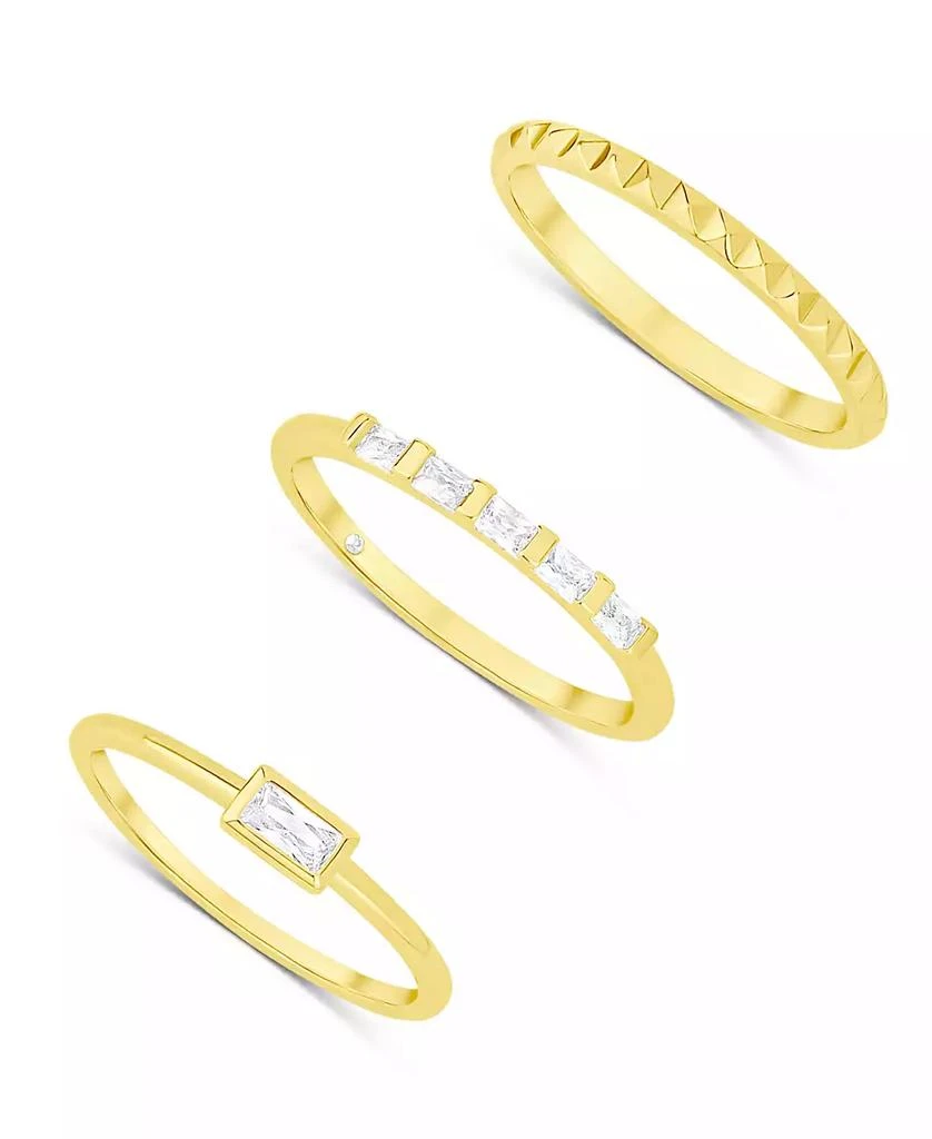 And Now This Cubic Zirconia Stack Ring