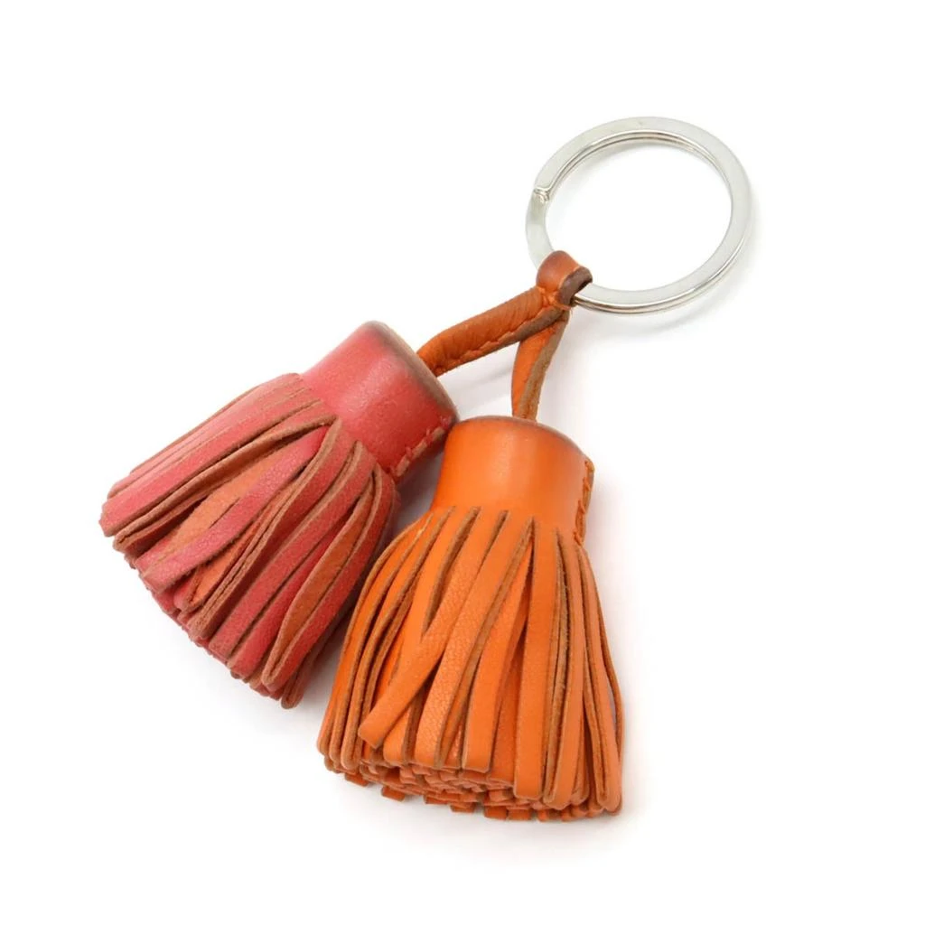 Hermes Carmen pink Leather Keyring (Pre-Owned) 2