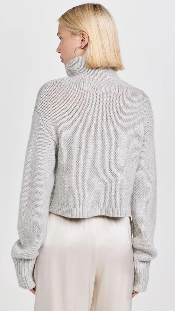 Sablyn Crop Turtleneck Cashmere Sweater 2