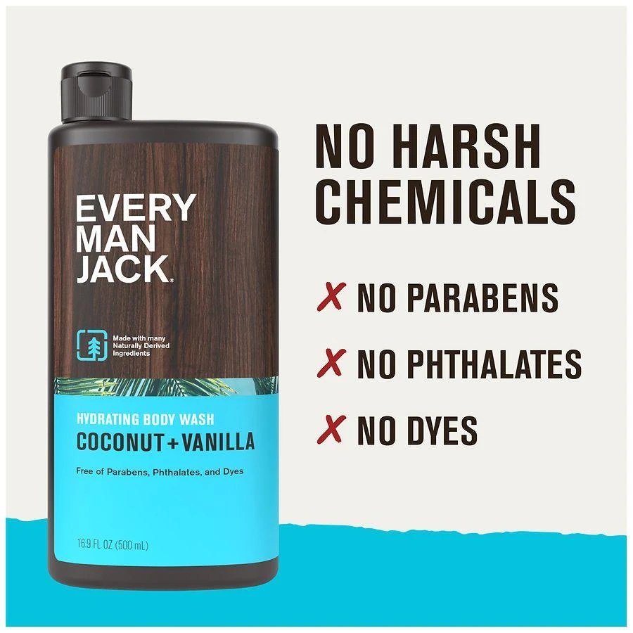 Every Man Jack Body Wash Coconut + Vanilla 3
