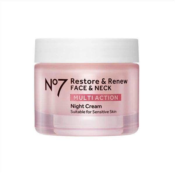 No7 Restore & Renew Multi Action Face & Neck Night Cream