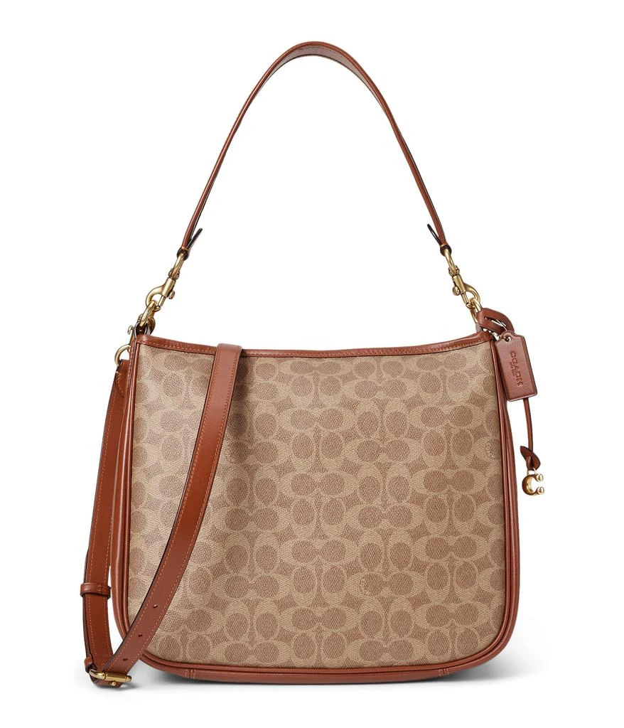 Coach Coated Canvas Signature Cary Shoulder Bag 1