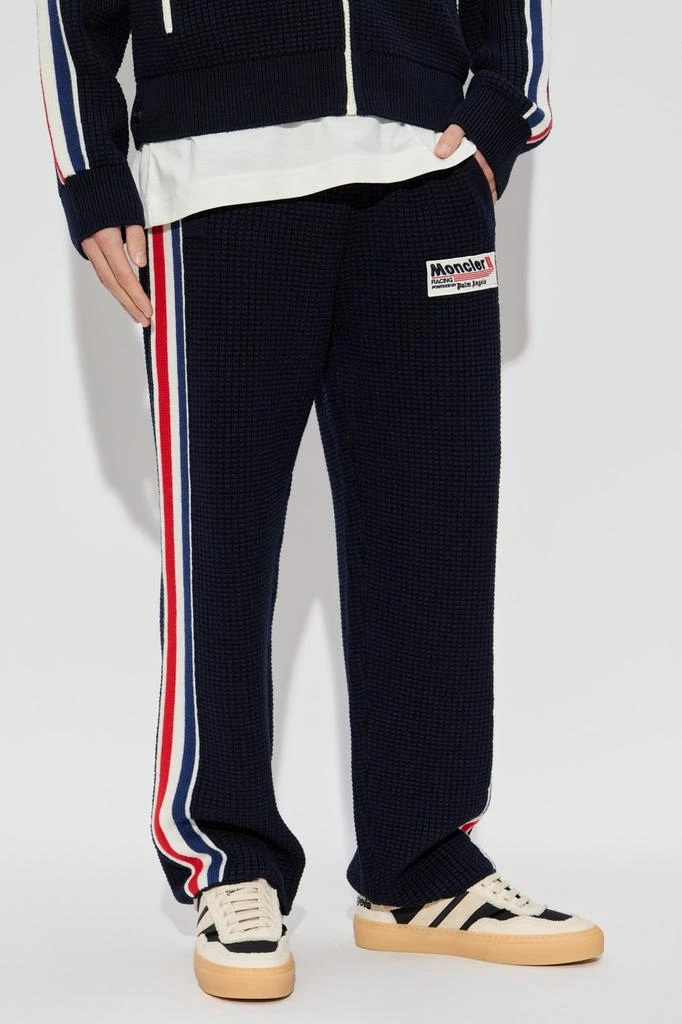 Moncler Genius Moncler X Palm Angels Racing-Inspired Patch Sweatpants 4