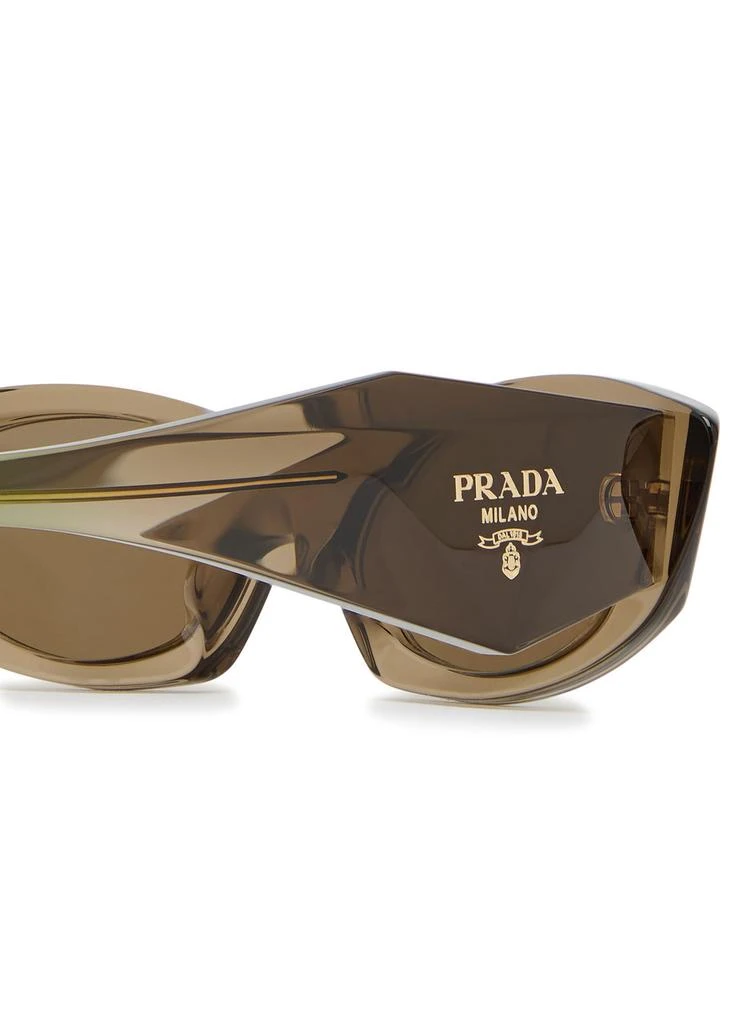 Prada Narrow oval-frame sunglasses 3