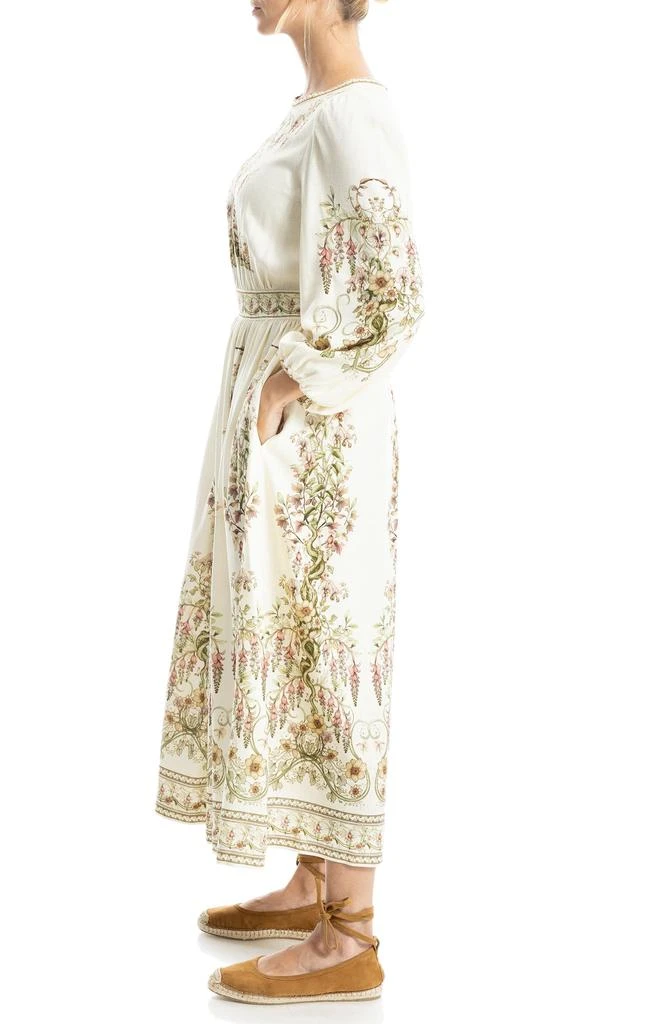 Max Studio Floral Balloon Sleeve Maxi Dress 5