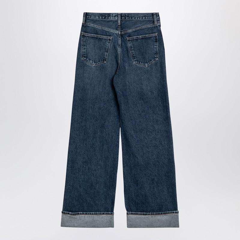 AGOLDE Agolde Dame Wide Ribbed Denim Jeans