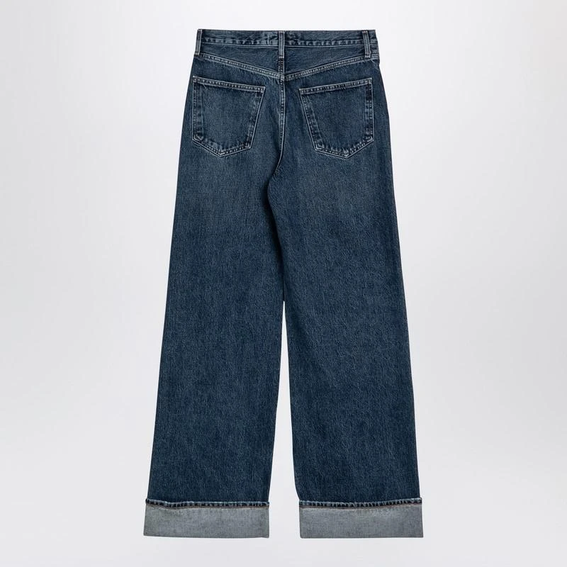 AGOLDE Agolde Dame Wide Ribbed Denim Jeans 2