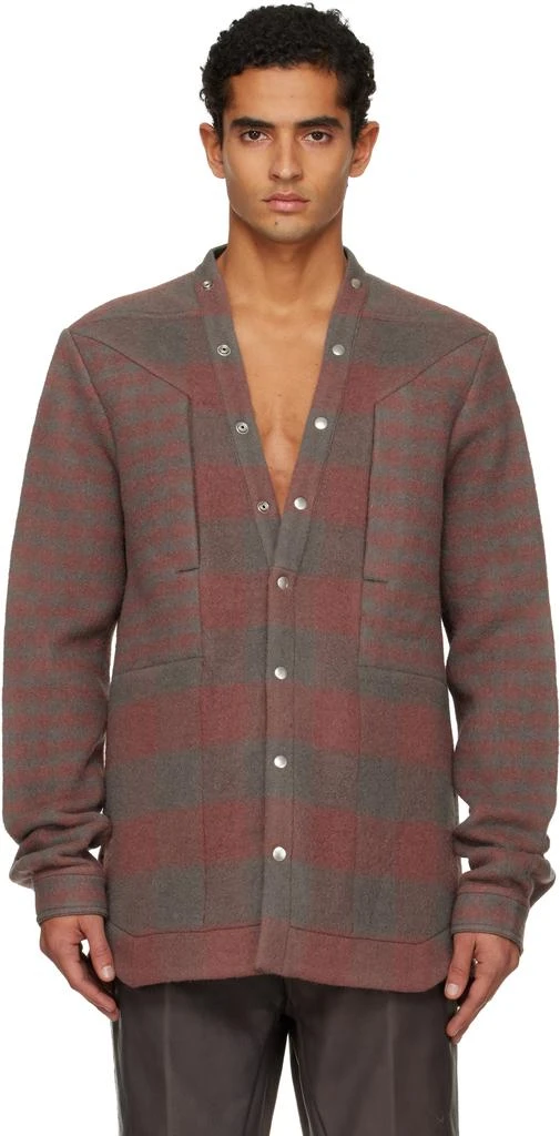 Rick Owens Pink Concordians Larry Fogpocket Overshirt 1