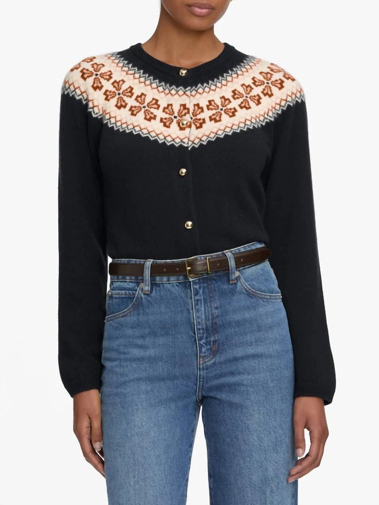 FRAME Frame - Cashmere Fairisle Cardigan