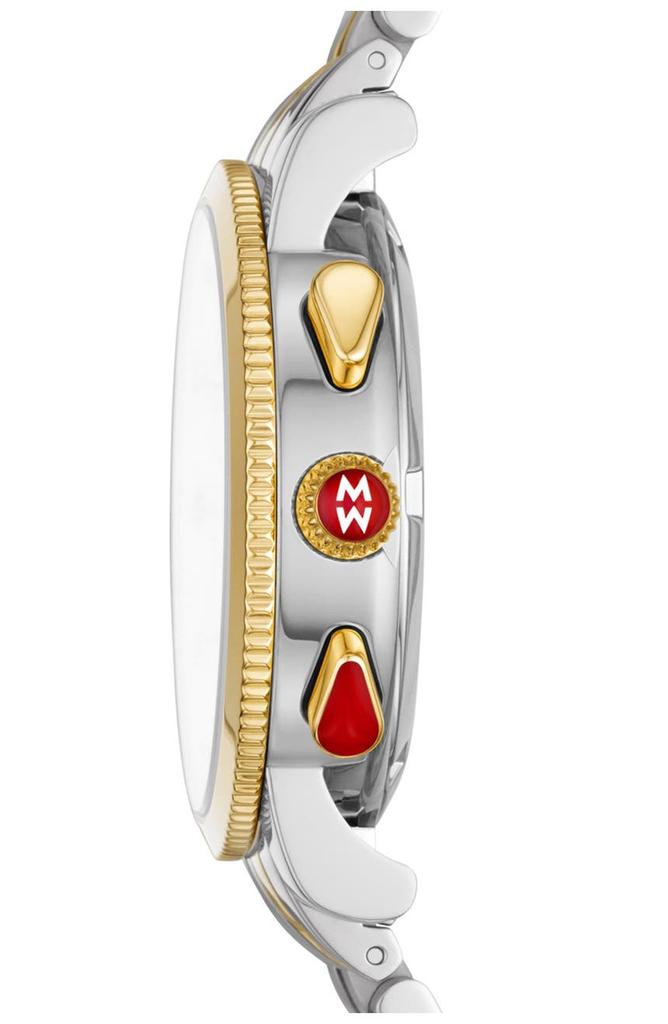 Michele Women's Diamond Accent Two-Tone Sport Sail Watch, 38mm - 0.06ctw