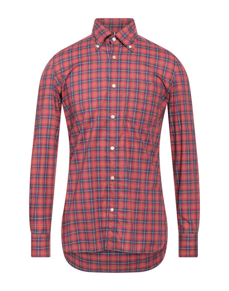 LUIGI BORRELLI NAPOLI Checked shirt 1