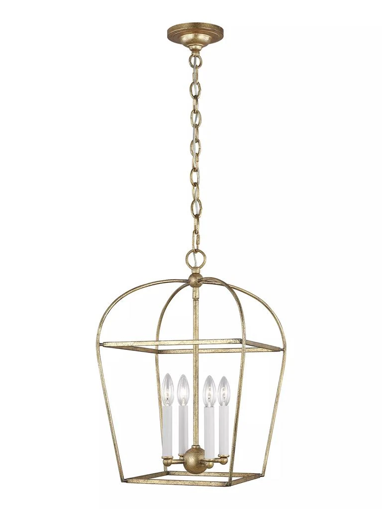 Chapman & Myers Visual Comfort Studio Stonington Lantern Chandelier 3