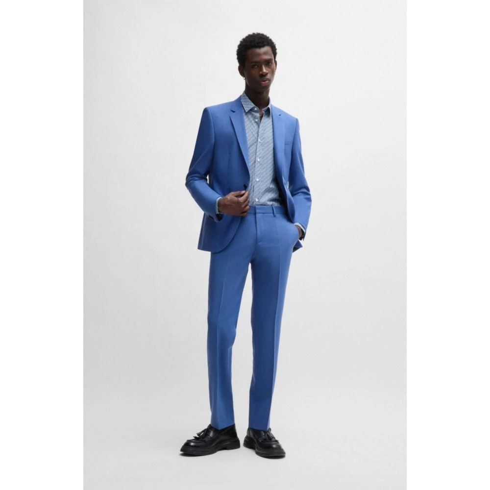 Hugo Boss Slim-fit trousers in performance-stretch fabric 2