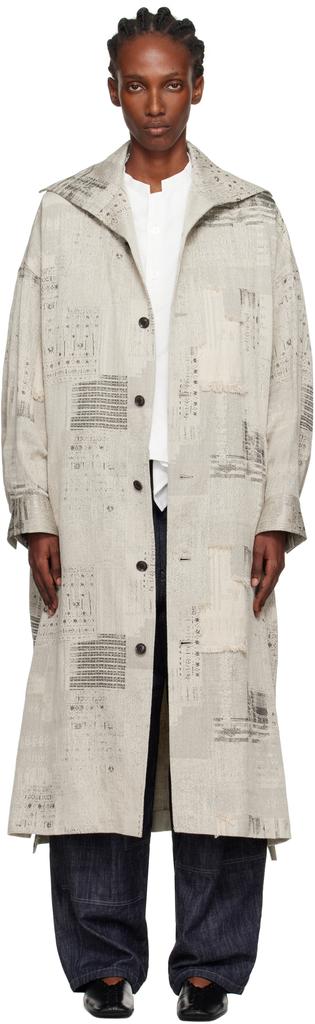 YOHJI YAMAMOTO Black Cotton Twill Long Cape Coat - Coats - Compare