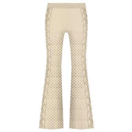 Mc2 Saint Barth Alva Crochet Flared Pants 1