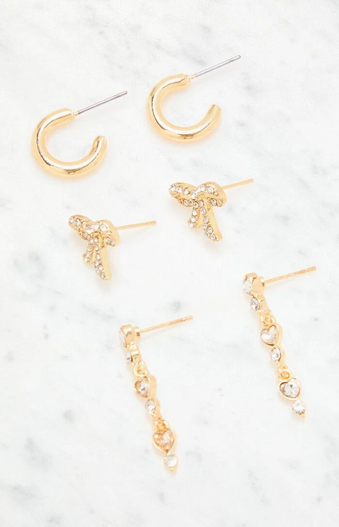 LA Hearts 3 Pack Luna Earrings 2