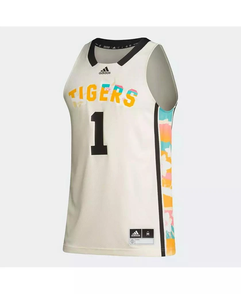 Adidas Men's #1 Khaki Grambling Tigers Honoring Black Excellence Basketball Jersey 3