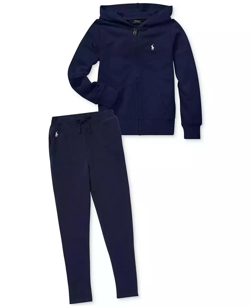 Polo Ralph Lauren Big Girls French Terry Full-Zip Hoodie 4