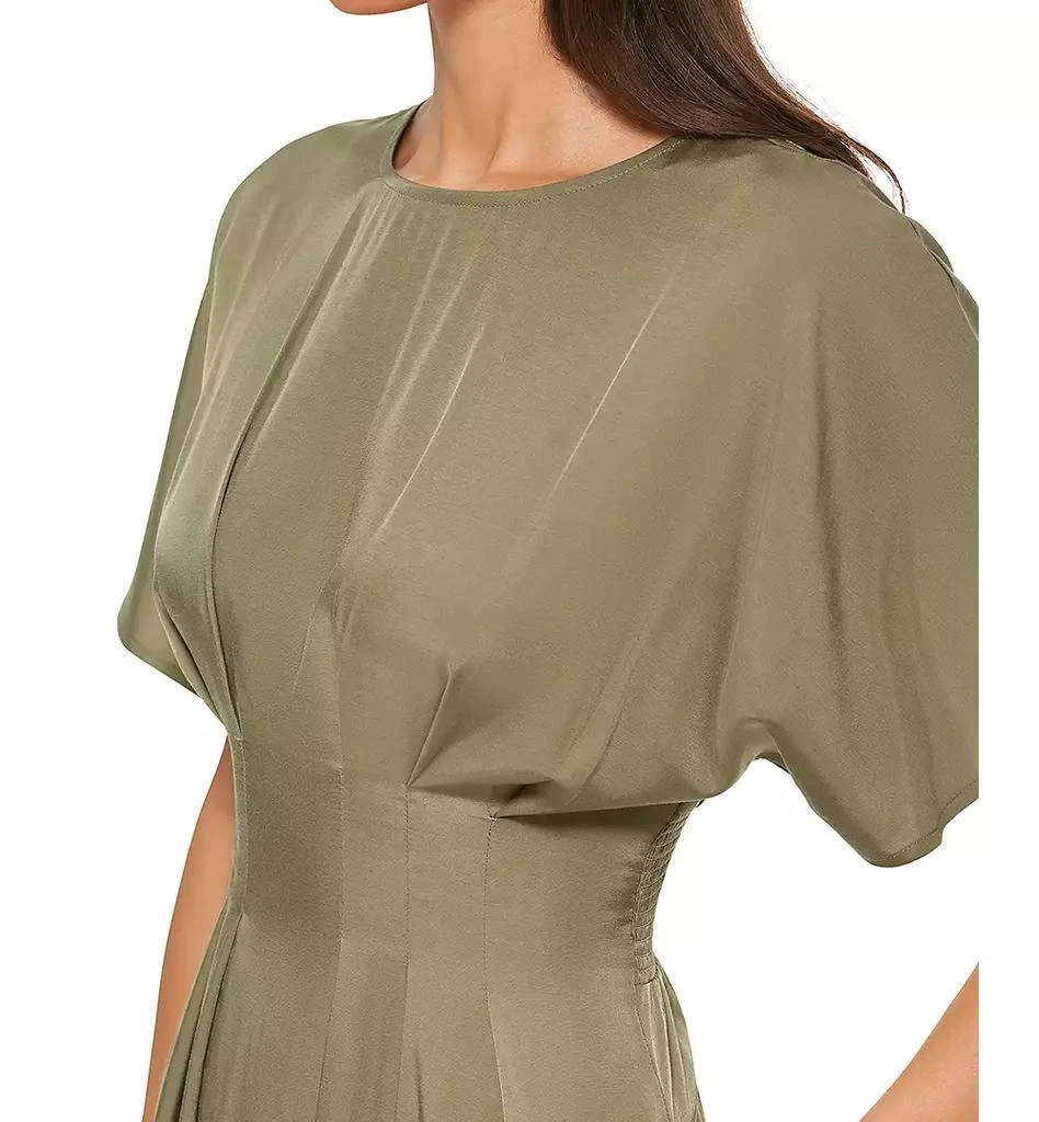 Kensie Women's Dolman-Sleeve Cinched-Waist Midi Dress 3