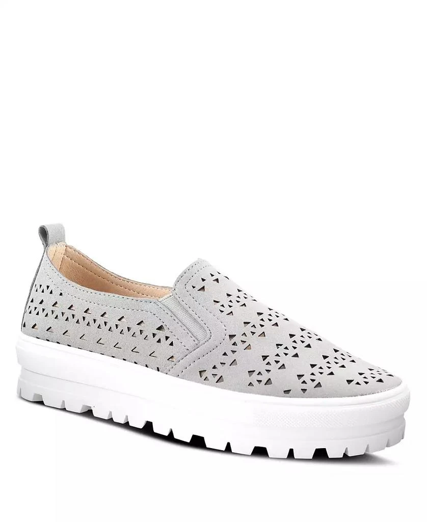 PATRIZIA Women
s ANGELITA Geometric Cutout Slip-On Platform Athleisure Shoes