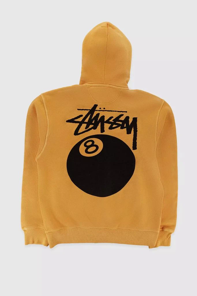 STUSSY Stussy 8 Ball Pigment Dyed Zip-Up Hoodie 1