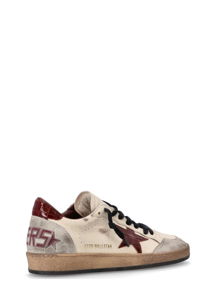 GOLDEN GOOSE Ball Star Nappa Upper Suede Toe And Spur Cocco Printed Leat 4