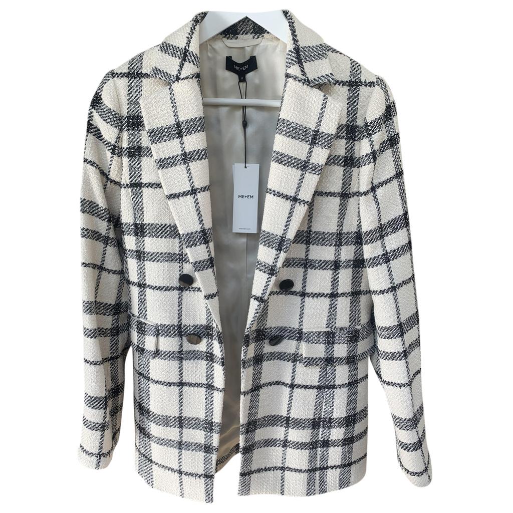 ME+EM Me+Em Beige Cotton Jacket