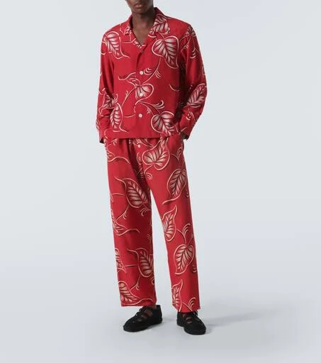 BODE Creeping Begonia printed shirt 2