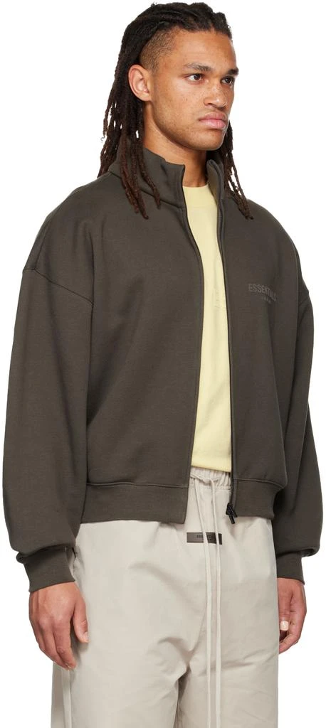 Fear of God ESSENTIALS Gray Full Zip Jacket 4