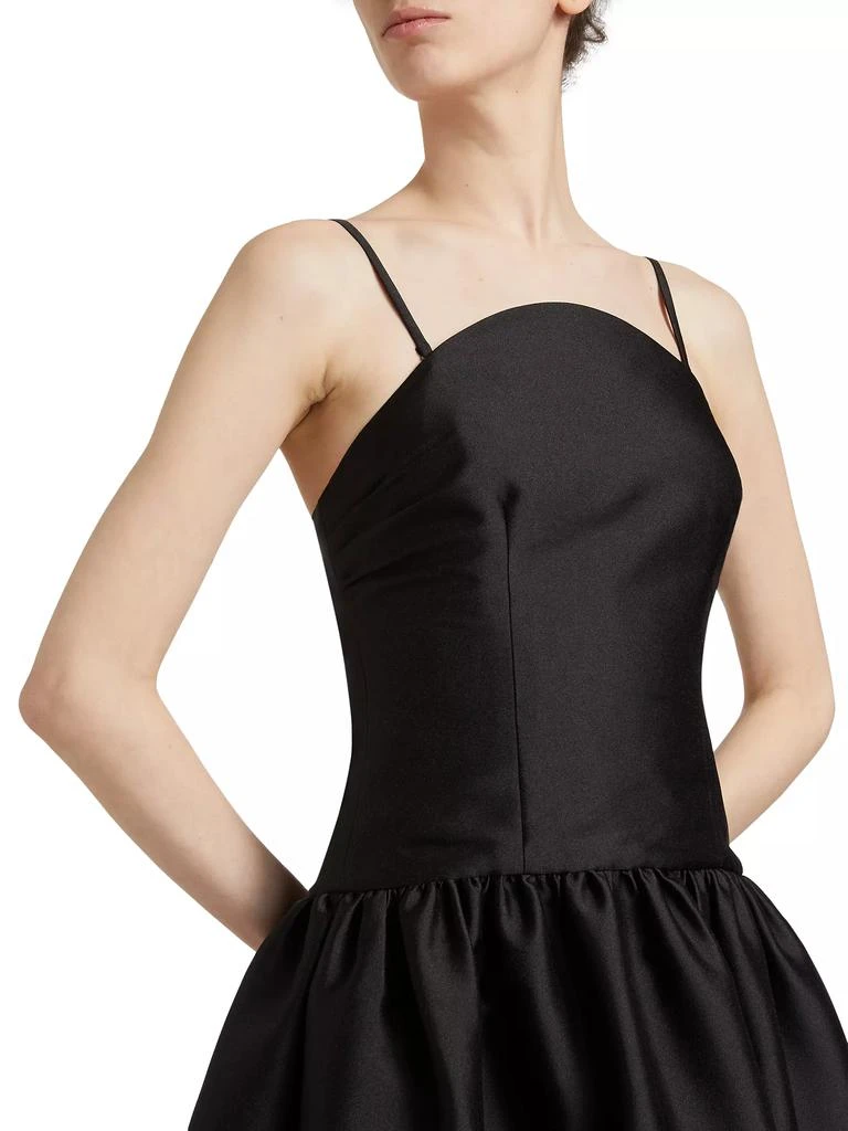 Self Portrait Taffeta Midi-Dress 6
