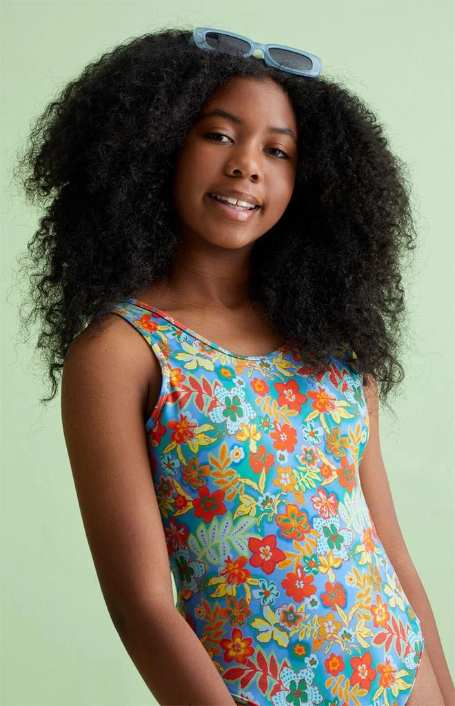 PacSun Kids Eco Tropical One Piece Swimsuit 2