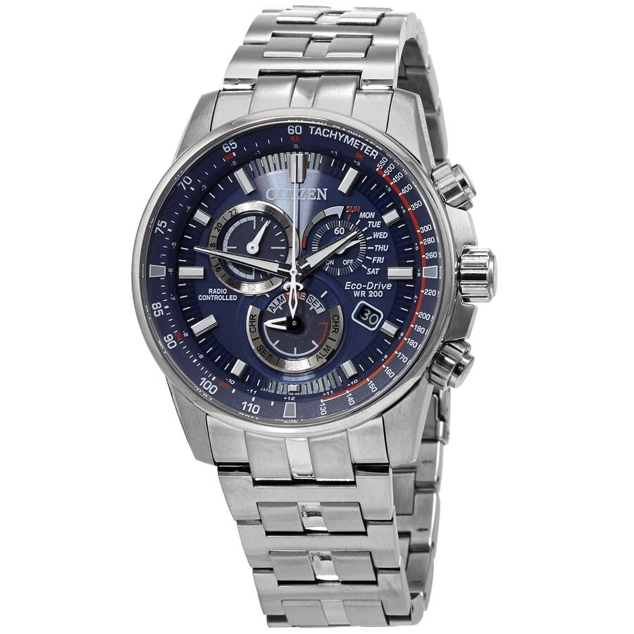 Citizen Citizen PCAT Perpetual Alarm World Time Chronograph Blue Dial Men's Watch CB5880-54L 1