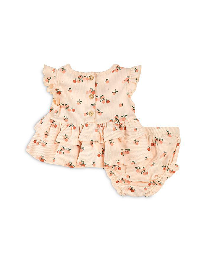 Petit Lem Girls' Agrumes Print Ribbed Top & Bloomer Set - Baby