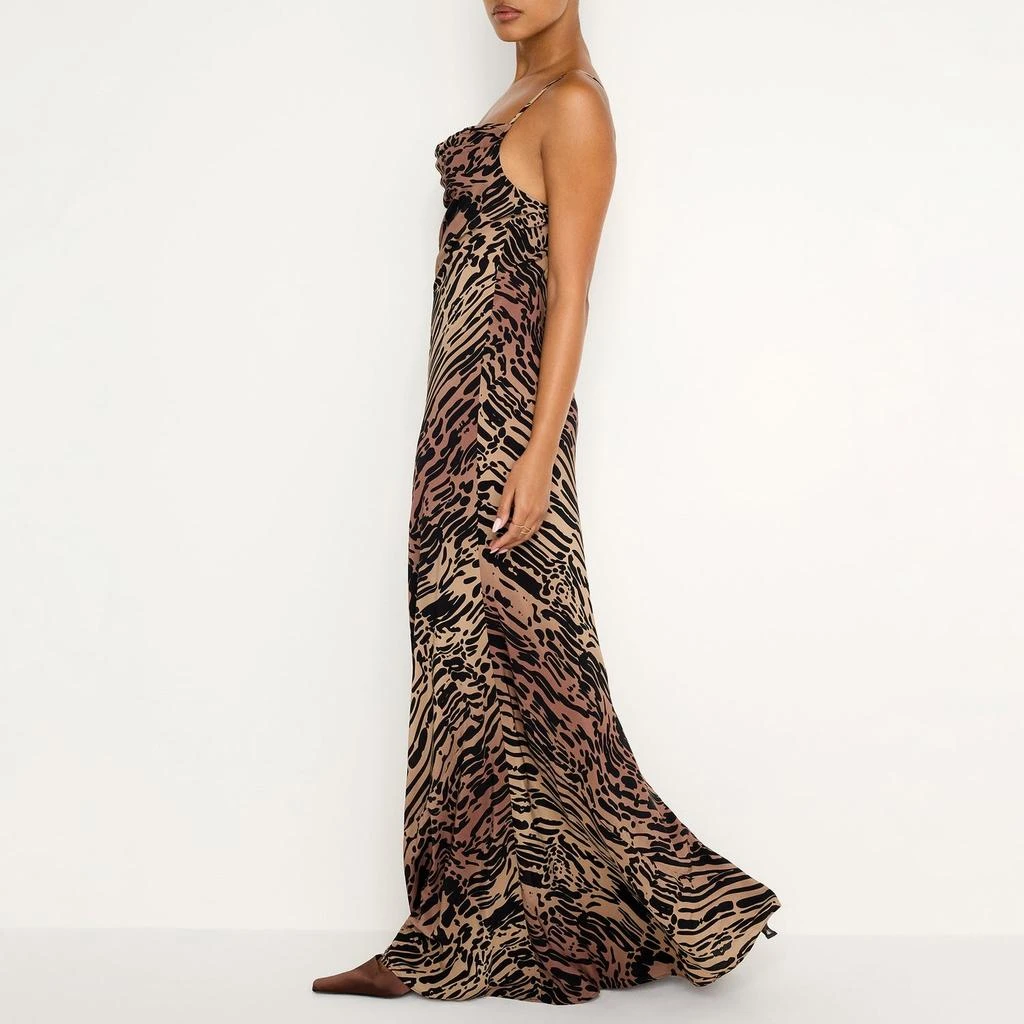 Good American Good American Chiffon Bias Cowl Maxi Dress 2