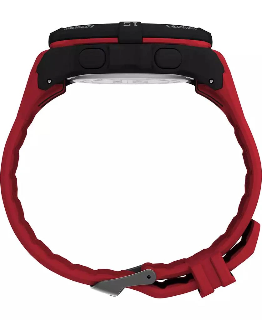 Timex Men's UFC Rush Digital Red Polyurethane Strap 52mm Round Watch 3
