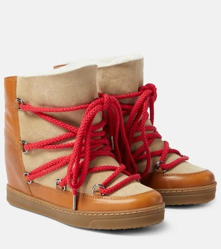 Isabel Marant Nowles leather snow boots 1